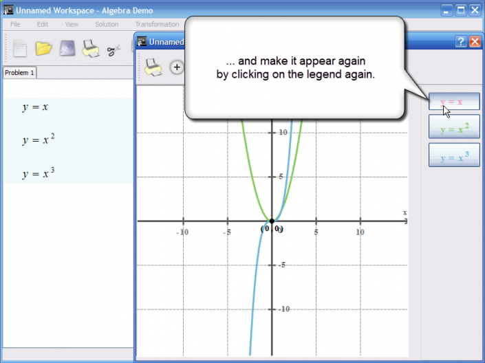 picture 5 for demo on Graphing basic polynomial equations